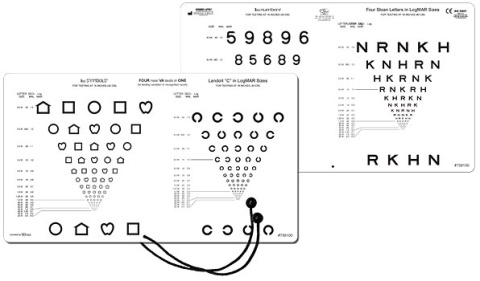 Perception Test 4-1 Near Vision Chart 52193