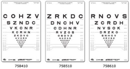 66 cm Sloan Letters Intermediate Distance Charts 52190