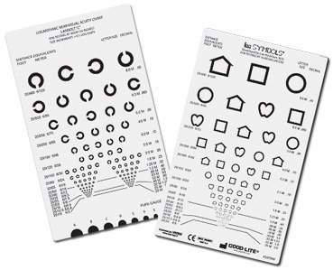 LEA SYMBOLS® AND LANDOLT C NEAR VISION CARD52119