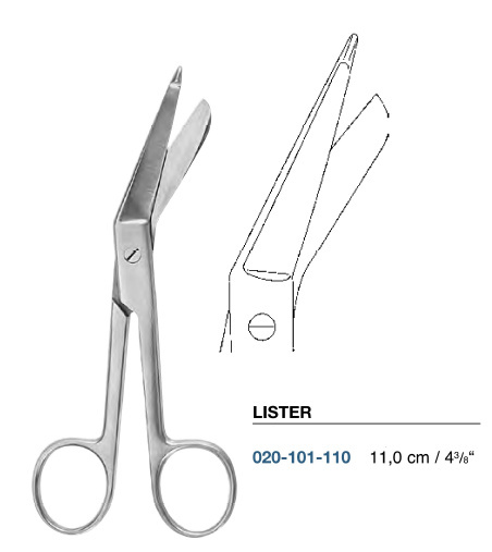 LISTER Bandage Scissor 11,0 cm