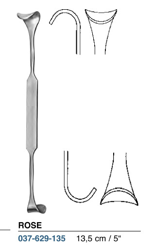 Odwracadło dwustronne ROSE 13,5cm 037-629-135