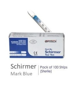 Test Schirmera Mark Blue MB 100 Tear Test 100 szt Optitech