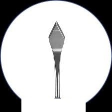 Nóż SLIT 2,6 mm Single-Bevel zagięty 45 ° 62052