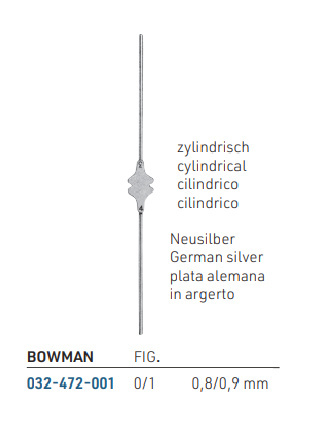 Sonda BOWMAN roz. 1/0 0,8/0,9mm 032-472-001