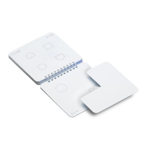 Karty symbole LEA, 2,5 % obniżony kontrast 3 m 52236 do dali