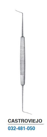 CASTROVIEJO double-sided spatula 032-481-050 CASTROVIEJO double-sided spatula 032-481-050