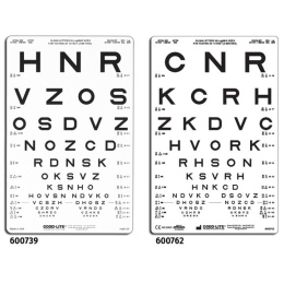 SLOAN LETTER PROPORTIONALLY SPACED DISTANCE CHARTS 52172