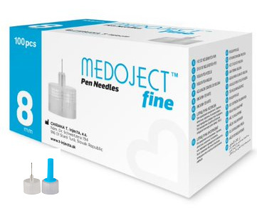 MEDOJECT 30G igły do penów 8 x 0,30 mm