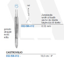 Pęseta Castroviejo z ząbkiem 032-596-012