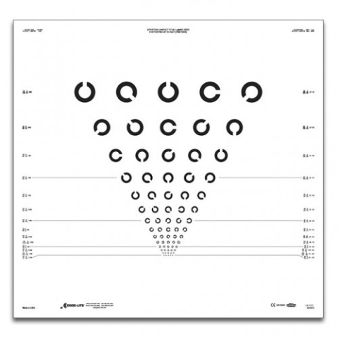 LANDOLT C ETDRS CLINICAL TRIAL CHARTS FOR ESV3000 AND ESC2000