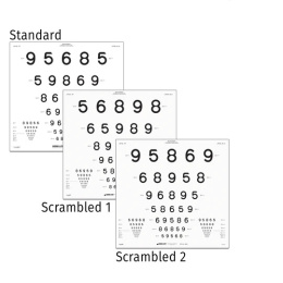 Tablica Cyfry NUMBERS ETDRS CHART , 4 m 52065