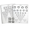 LEA SYMBOLS® 15 LINE PEDIATRIC EYE CHART