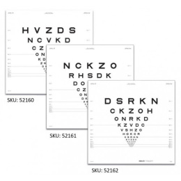 ETDRS ORIGINAL SERIES CHART R FOR 10 FEET/3 METERS