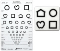 LEA SYMBOLS® TRANSLUCENT DISTANCE CHART FOR 3 METERS