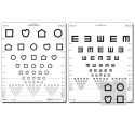 LEA SYMBOLS® & TUMBLING E CHART SET