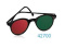 Okulary czerwono-zielone , szklane filtry 42700