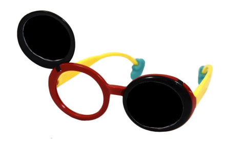 FLIP-UP OCCLUDER GLASSES FUN FRAMES 59599